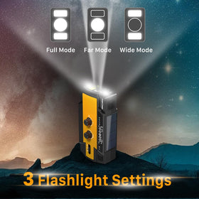 FosPower A3 labeled display and controls for easy operation and tuning