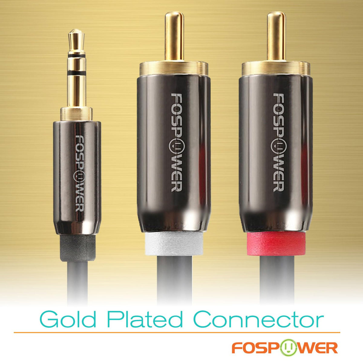 FosPower aluminum foil shielding complements copper braid for EMI/RFI reduction