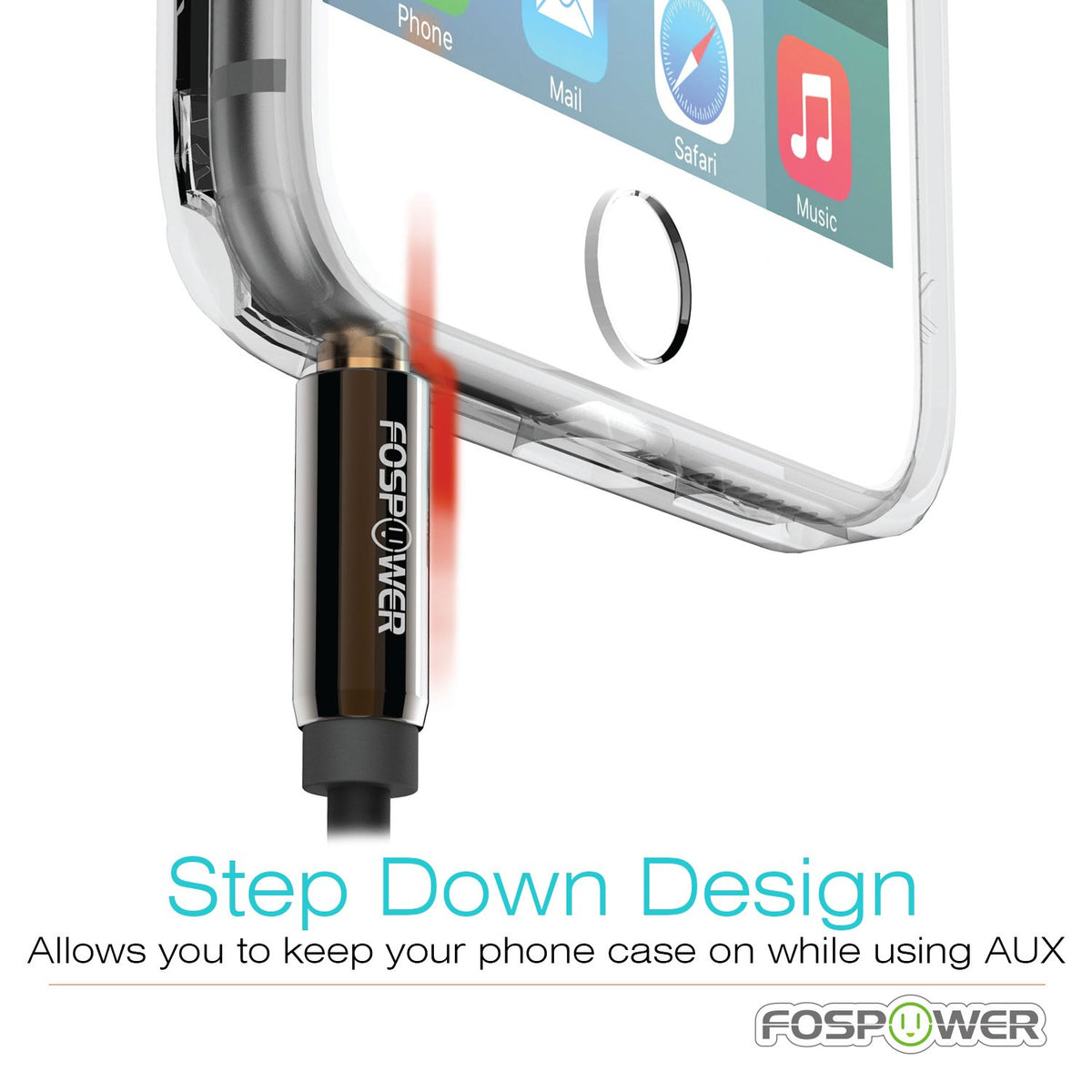 FosPower copper braided shielding reduces interference for clearer sound