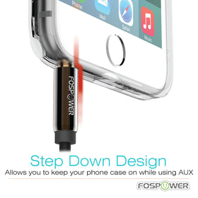 FosPower copper braided shielding reduces interference for clearer sound