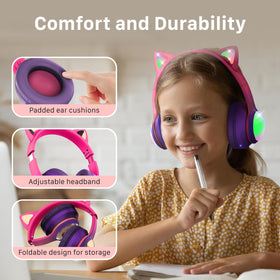 FosPower headphones wired option with 3.5 mm cable for classroom use