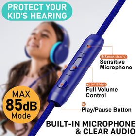 FosPower Headphones with 3.5mm aux cable for versatile connections.