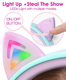 FosPower kids headphones durable flexible design withstands active play