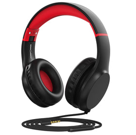 FosPower Kids Headphones foldable-earcups for compact travel and storage.