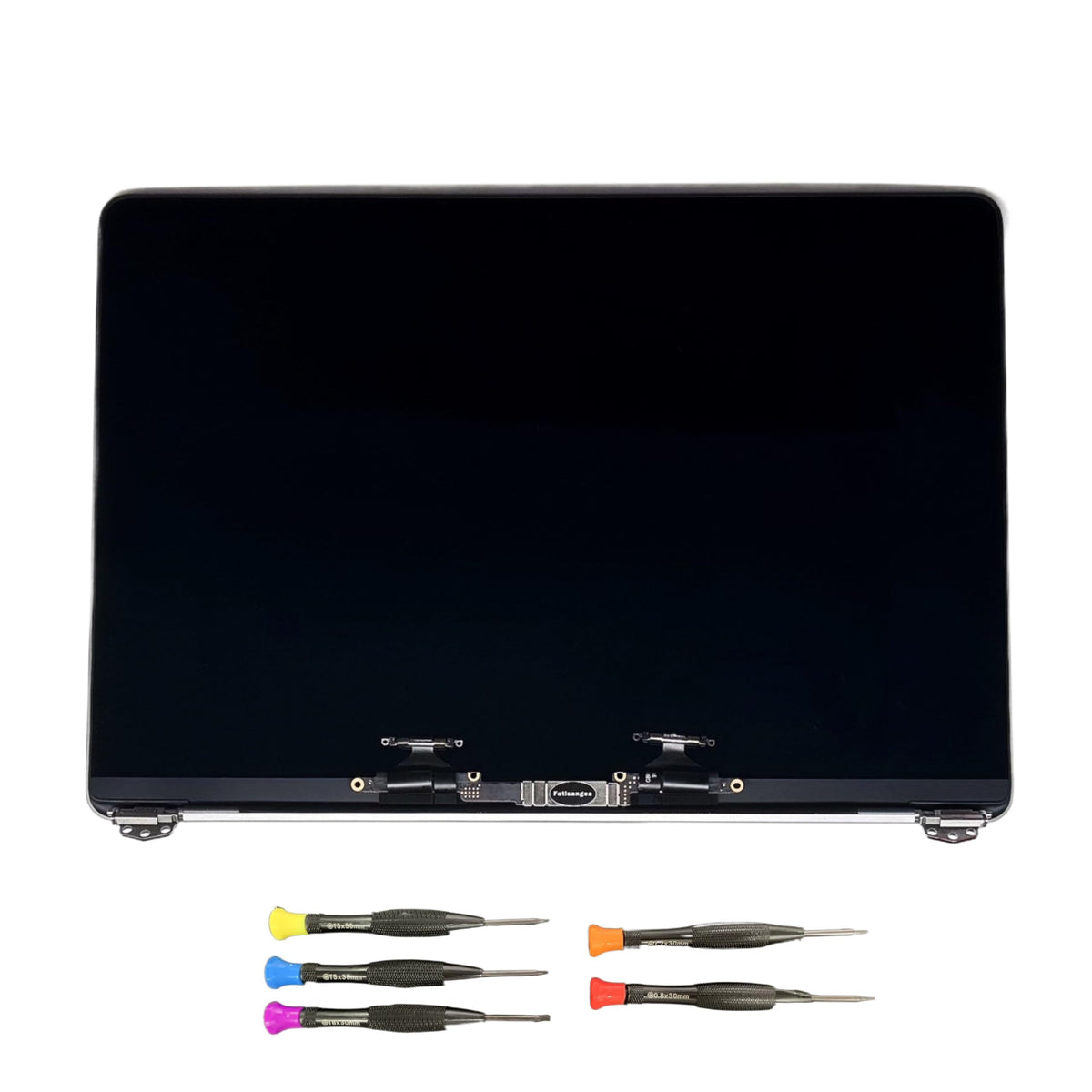 Fotisangea MacBook Pro screen detail with glass and bezel