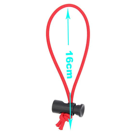 Foto&Tech elastic cable tie 16cm black secures cables quickly and securely.