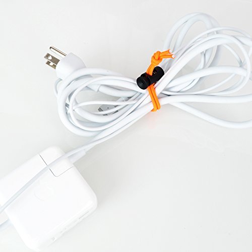 Foto&Tech elastic cable tie 16cm orange helps color coding for setups.
