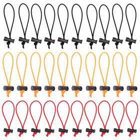 Foto&Tech red elastic cable tie 16 cm organizes desk cords quickly and securely.