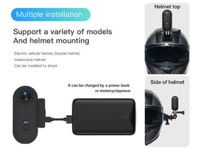 FOUKWAKC H7 ultra-lightweight bodycam worn during activity