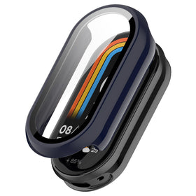 FoundEast hands installing case on Mi Band 10 illustrating easy snap-on installation