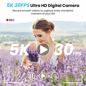 Founissa rear 3.5-inch display for easy composition benefit
