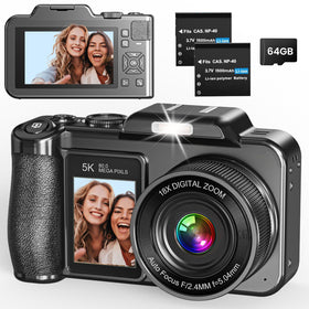 Founissa front dual screens showing selfie framing benefit