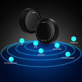 Fourair wireless IR receiver close-up with clear sensor and easy setup benefit