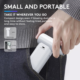 fourq compressed air duster kit side view showing ergonomic design