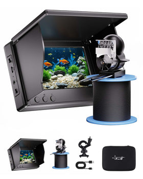 fourq front console screen showing live underwater view for quick fish spotting