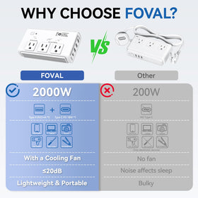 FOVAL packed inside velvet travel bag for convenient storage and transport