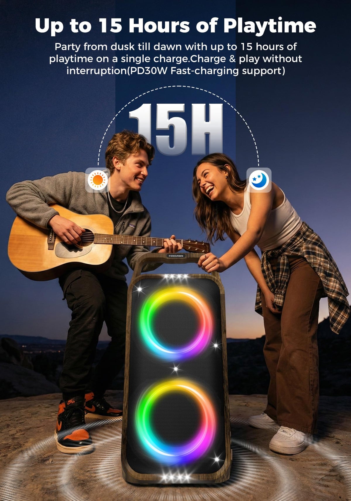 Foxdawn bass-treble controls enable tailored sound for any room