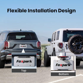 Foxpark front rear side view setup for expanded awareness.