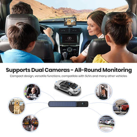 Foxpark IP69K waterproof backup camera withstands rain and car washes.
