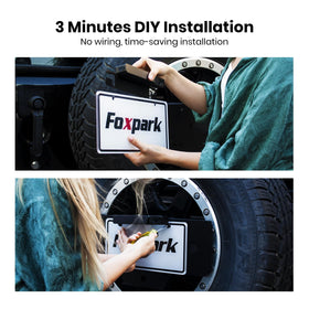 Foxpark 5-inch monitor displays vivid 1080p footage at a glance.