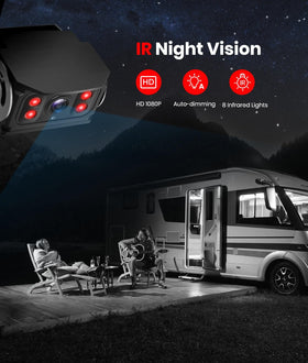 Foxpark 1080P night vision provides clear images in low light