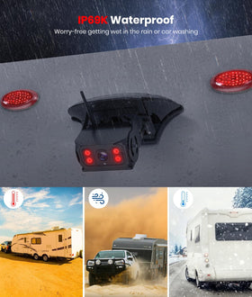 Foxpark long-range wireless up to 830 feet in open areas for reliable rear view