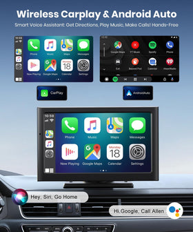 Foxpark touchscreen close-up with icons visible to simplify navigation and media