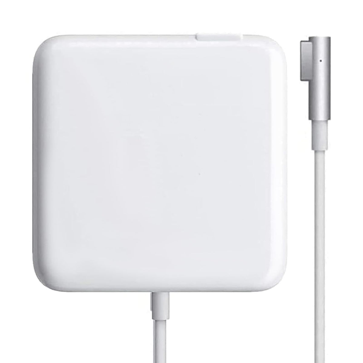 Foyomo 85W MacBook Pro charger front view for travel-ready design.