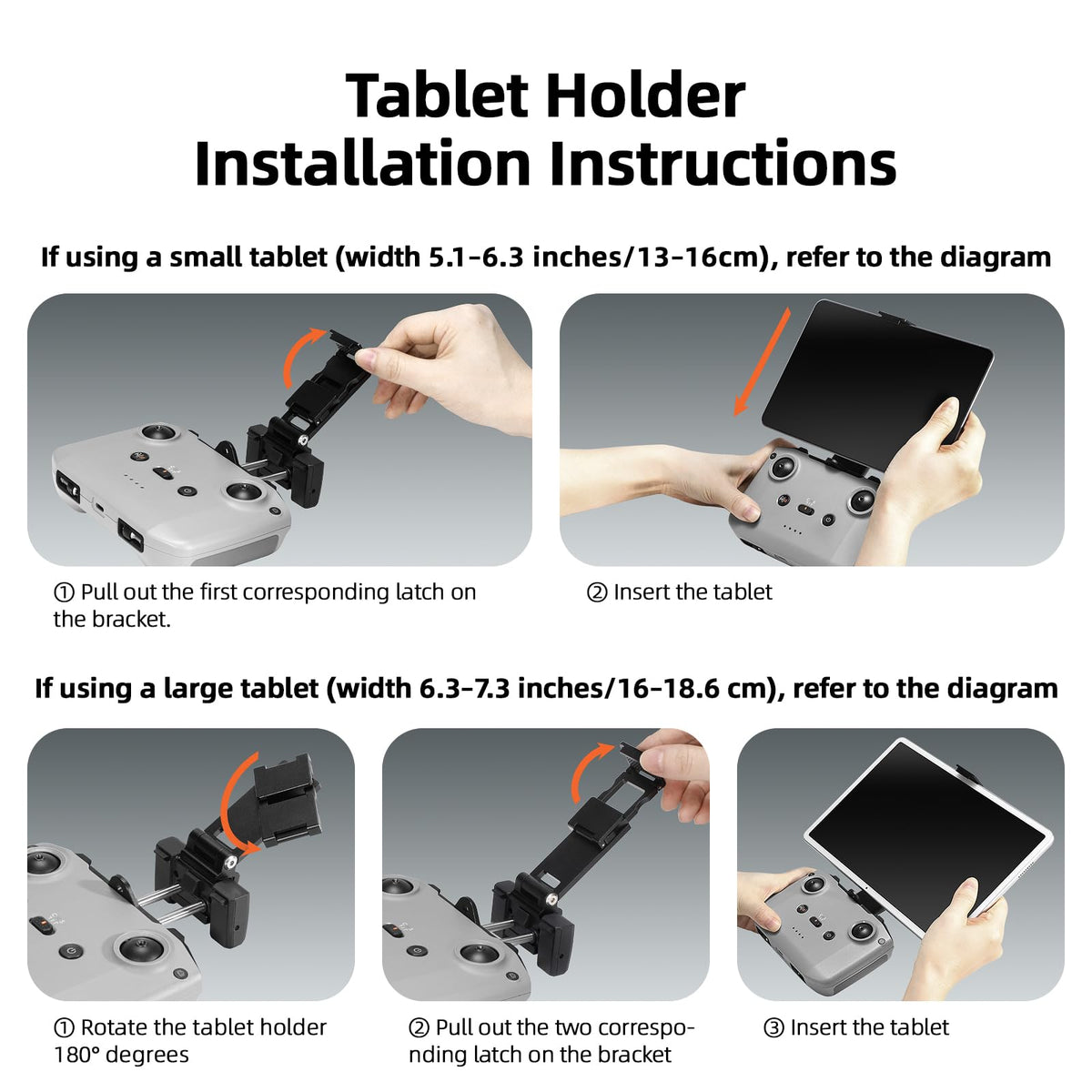 Easy attachment FPVtosky design enhances on-the-go viewing on RC-N series