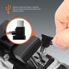 Foldable FPVtosky IPad mount for DJI RC compact storage