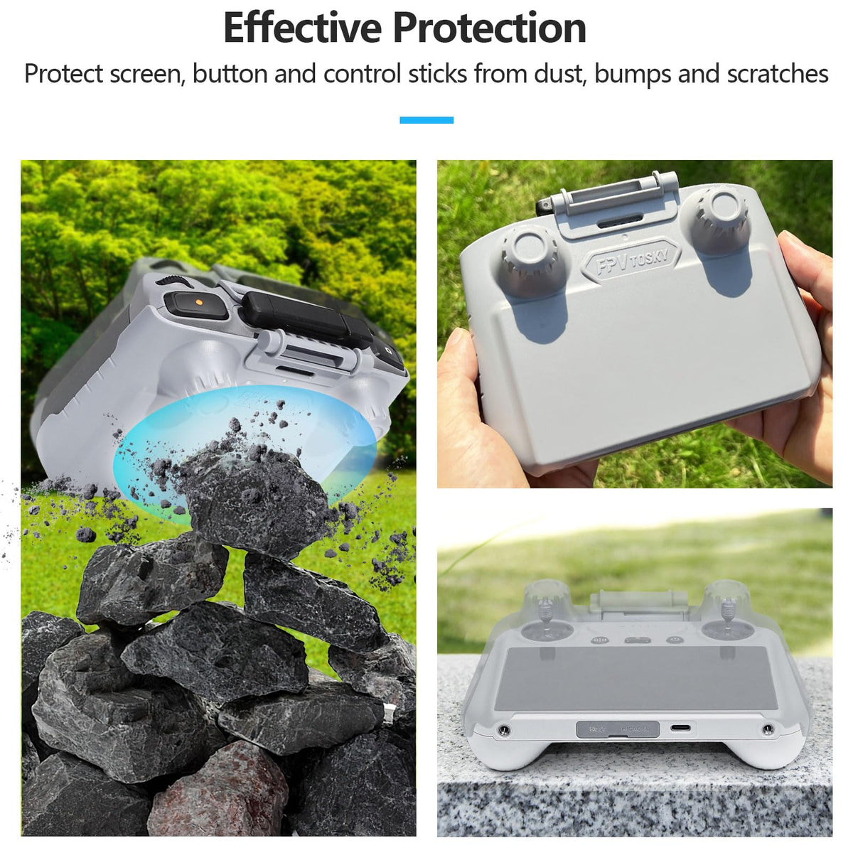 FPVtosky folded flat cover for storage highlighting compact travel protection