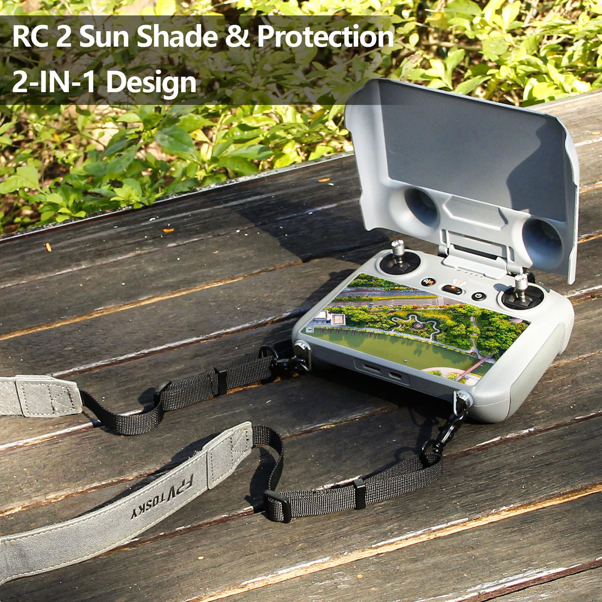 FPVtosky lifestyle outdoor flying setup showing shade use and better screen contrast