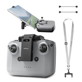FPVtosky No-Disassembly Tablet Holder attached to DJI RC for quick setup and use