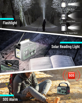 FQBLXY flashlight and reading lamp in dark, improves visibility and signaling