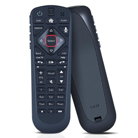 FQOUG replacement remote for Dish 54 Series front view, easy-to-use controls for quick navigation.