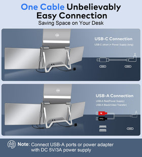 FQQ quad monitor mode with PD power adapter support