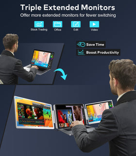 FQQ S10 built-in stand keeps screens steady during use.
