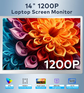 FQQ top screen 180-degree rotation for flexible viewing
