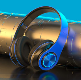Fragolucyou headphones blue urban use for everyday life