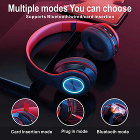 Fragolucyou Bluetooth 5.0 headphones with reliable wireless range for streaming.