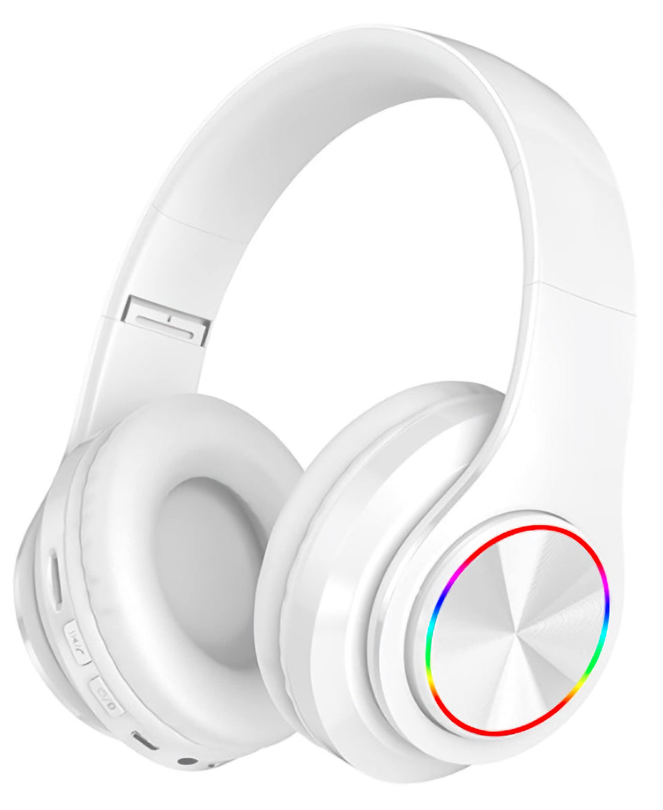 Fragolucyou headphones with colorful lights for vibrant ambience while listening