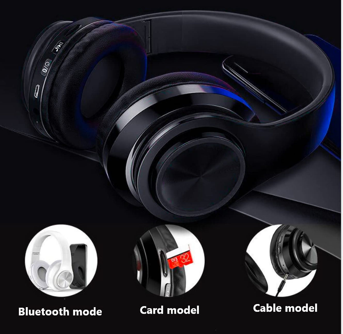 Fragolucyou headphones foldable compact design for easy storage on trips.