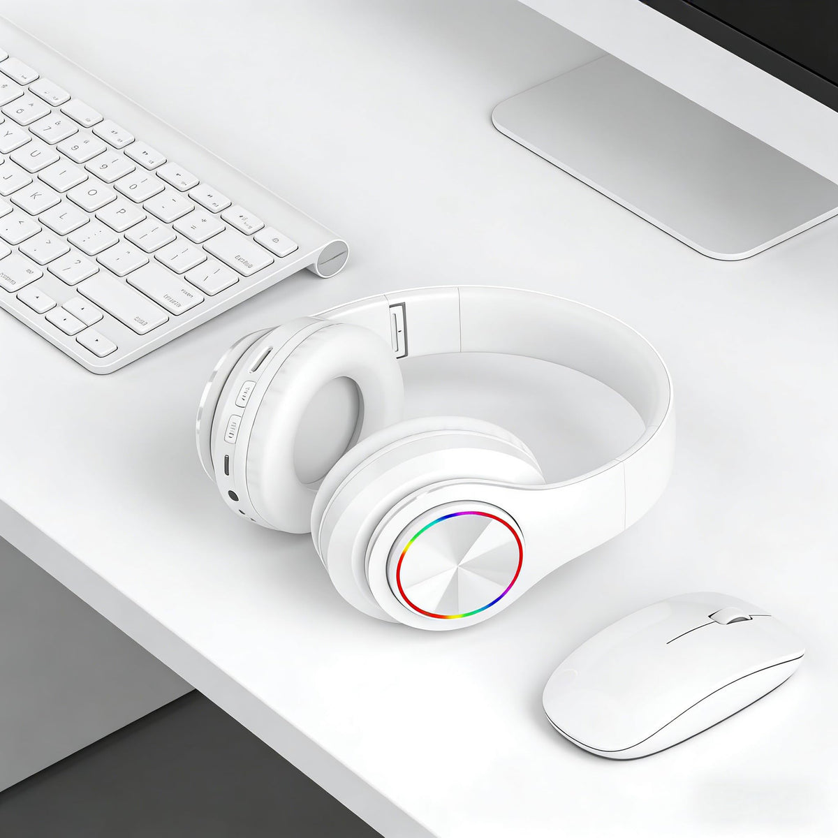 Fragolucyou foldable headphones saving space for travel