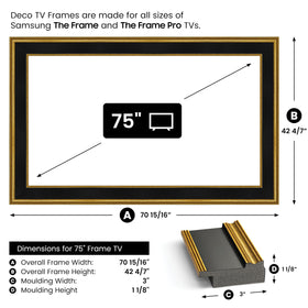 Frame My TV frame on living room wall creates gallery-like presentation