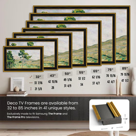 Frame My TV handcrafted in America with lifetime warranty
