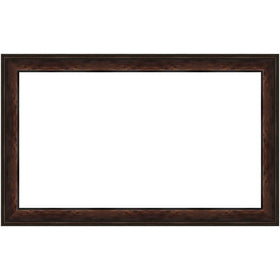 Frame My TV Burlwood 43-Inch Premiere Deco frame installs without tools, reducing hassle