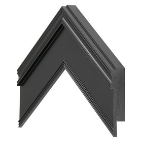 Frame My TV Premiere Deco frame modern design complements any living room.