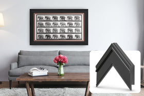 Frame My TV Deco frame keeps a slim, modern bezel for a premium look.