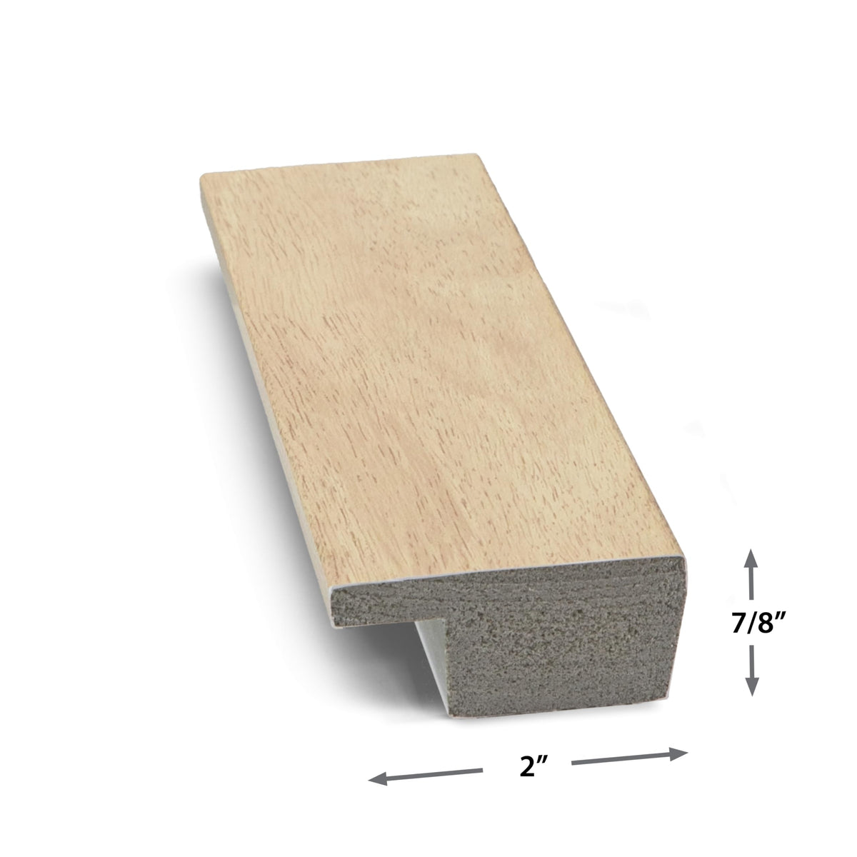 Frame My TV Museum Maple 50-inch frame close-up grain shows natural, grounding texture