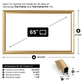 Frame My TV frame includes hardware and instructions for a confident, tool-assisted installation.